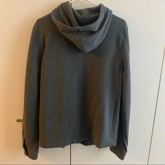 Five Four Gray Long Sleeve Zip Up Hoodie Jacket - Picture 3 of 3